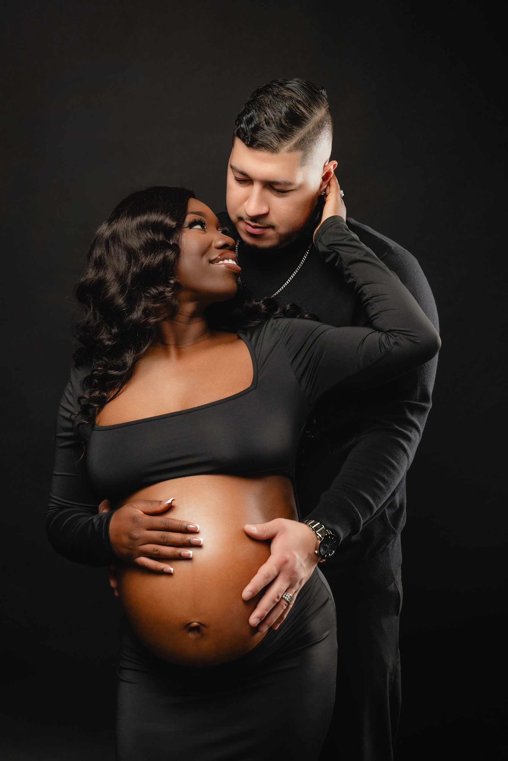 Maternity photography, Jacksonville FL, Carolennys Studios, Fine Art Maternity Photography, Studio Photography, maternity couple